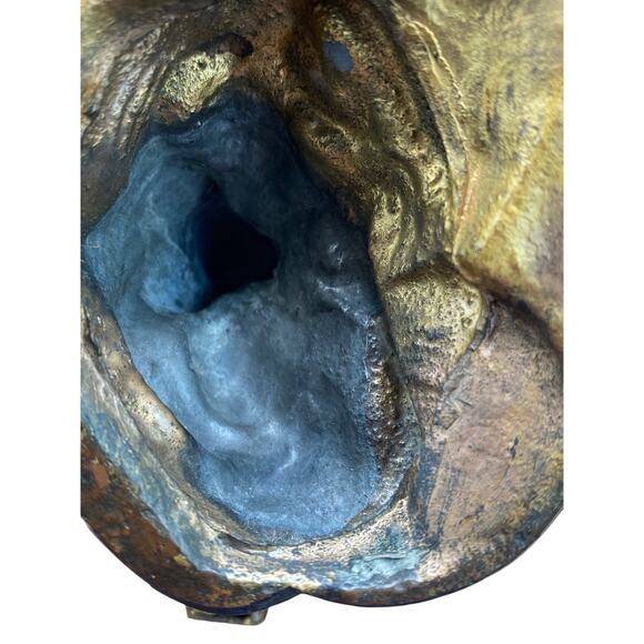 Antique 20th Century Bronze Detailed Maiden Tintype Picture Ornate Table Frame - Picture 11 of 15